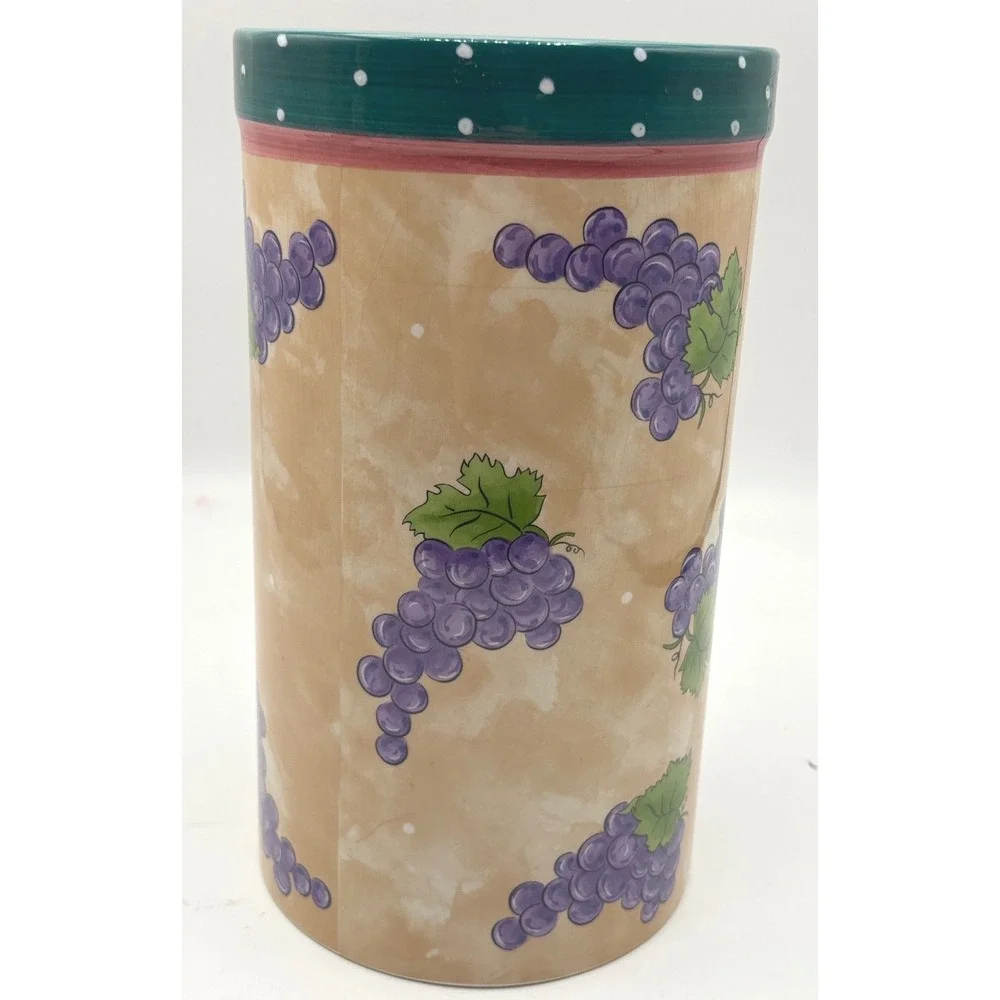Bois d'Arc Essex Collection Ceramic Grape Vase Portugal Heather Outlaw Kumpis